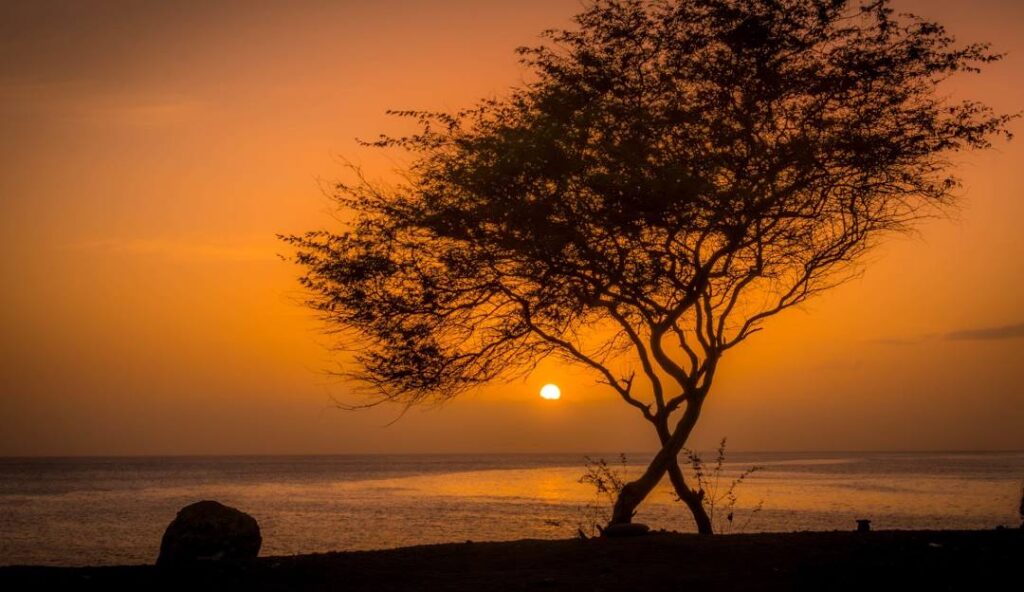 Atardecer en Palmarejo - Cuál es la mejor zona de Cabo Verde para quedarse